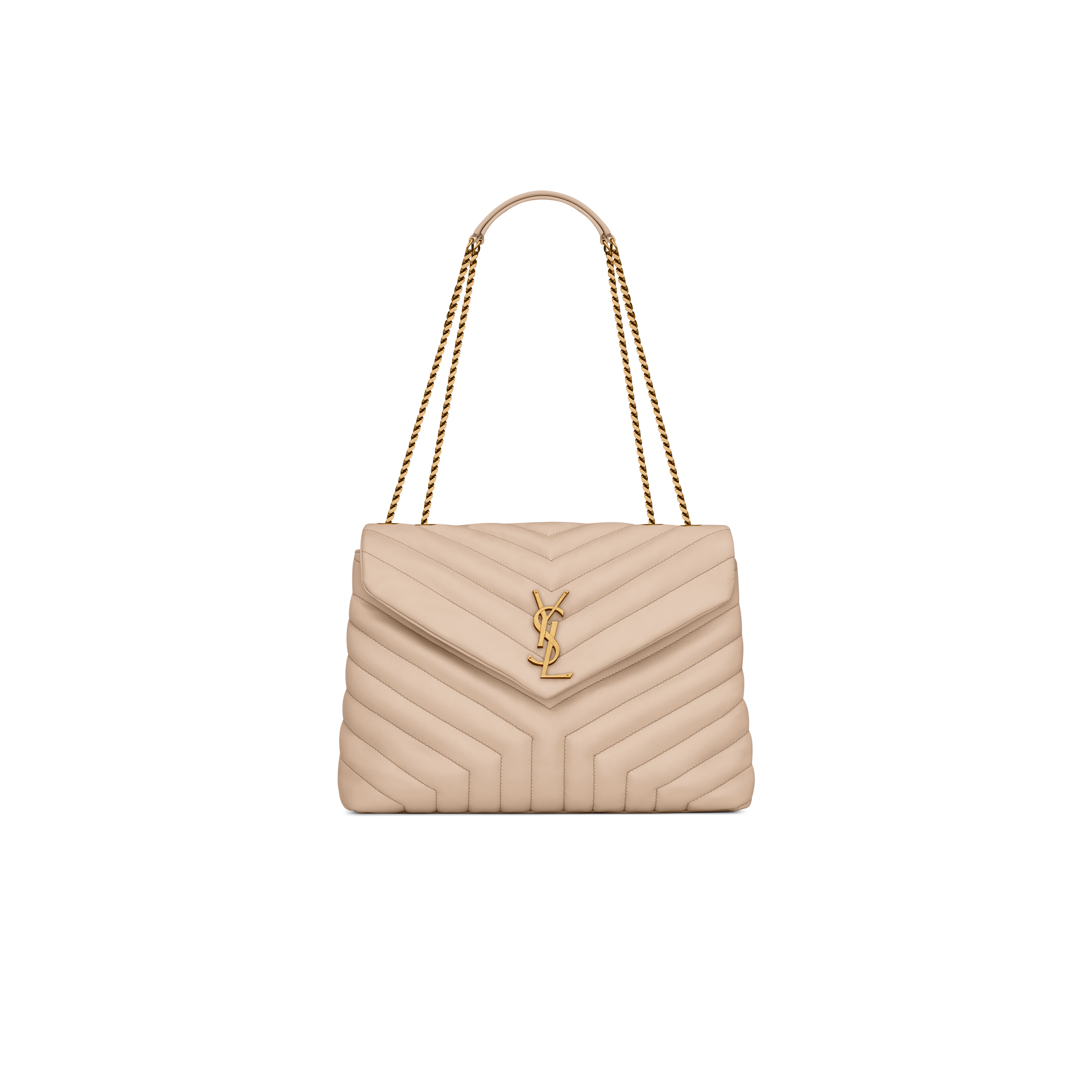 YSL LOULOU MEDIUM IN QUILTED LEATHER 574946DV7272721 (32*22*12cm)